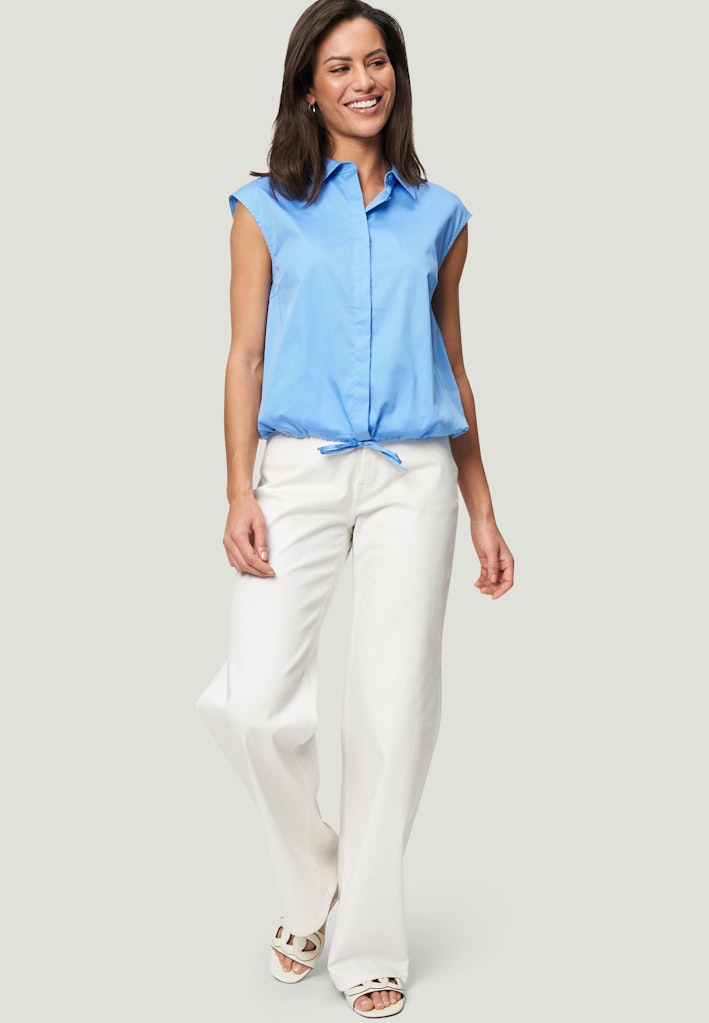Zero Damen Blusen Ocean Blue