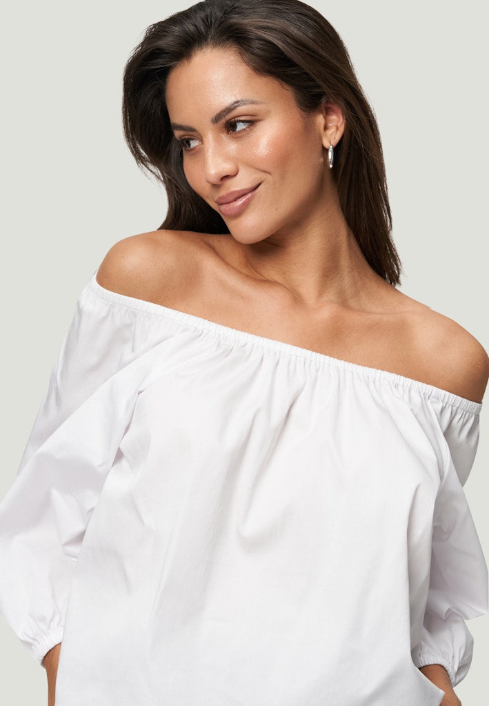 Zero Damen Blusen Brilliant White