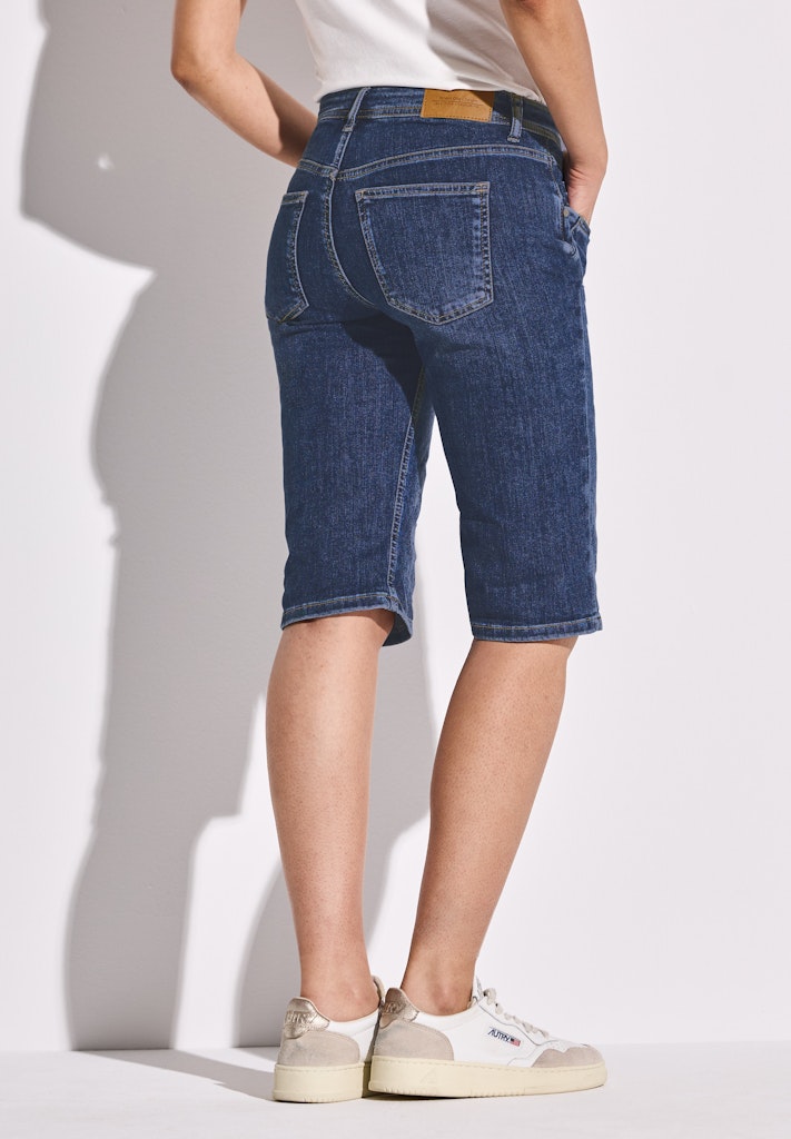 Street One Damen Hosen Medium Bl