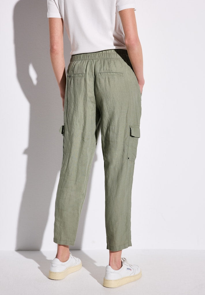 Street One Damen Hosen Pale Mud
