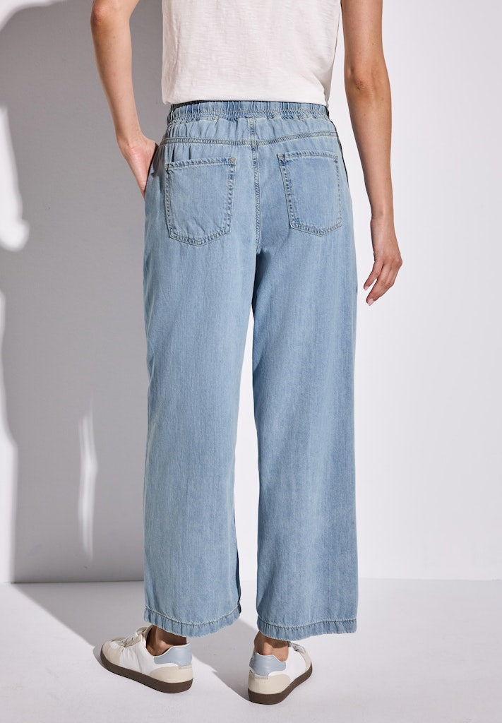 Street One Damen Hosen Light Blu