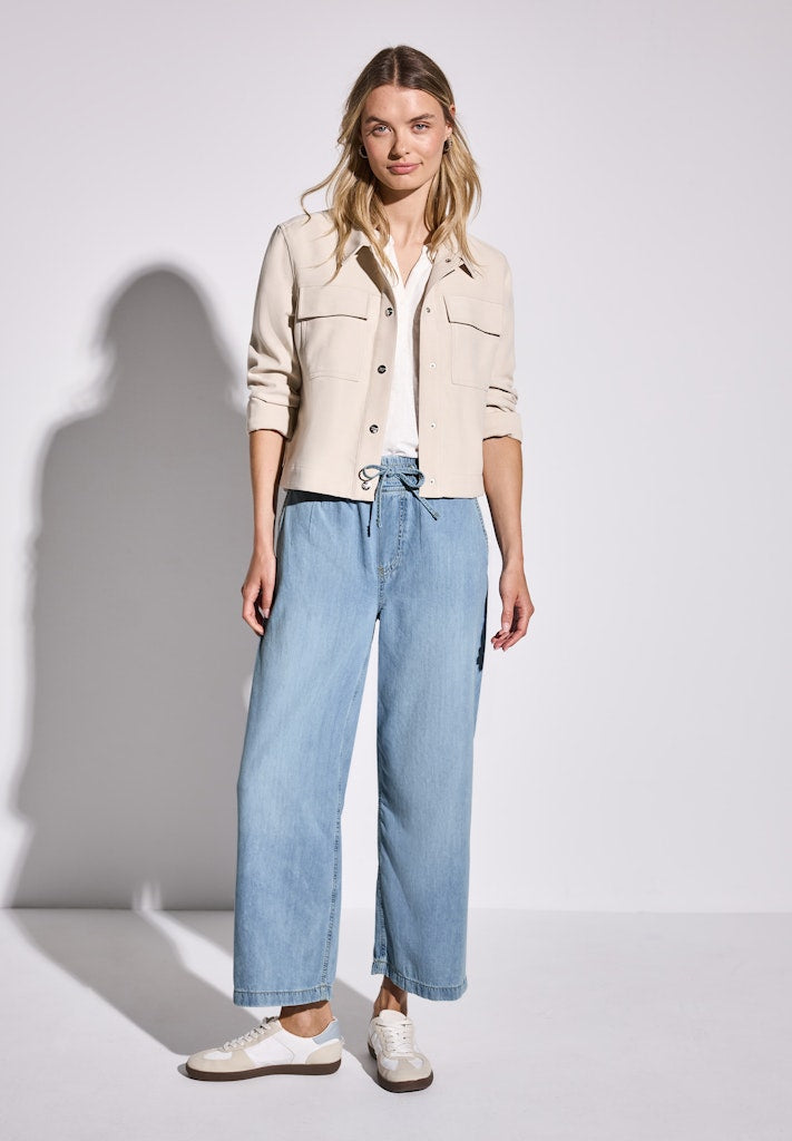 Street One Damen Hosen Light Blu