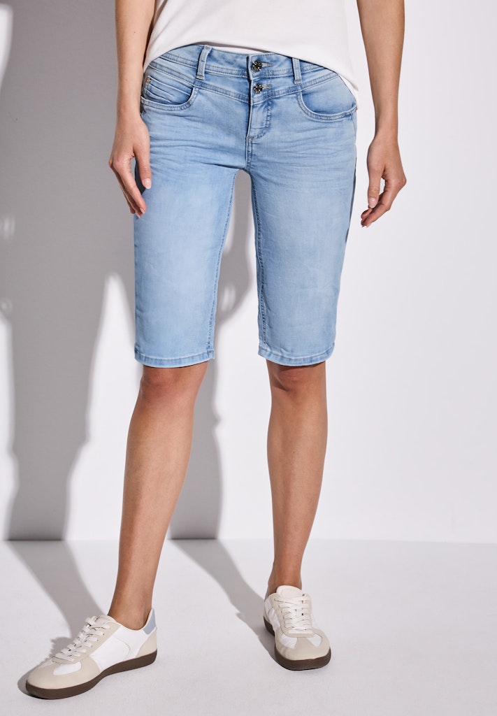 Street One Damen Hosen Light Blu