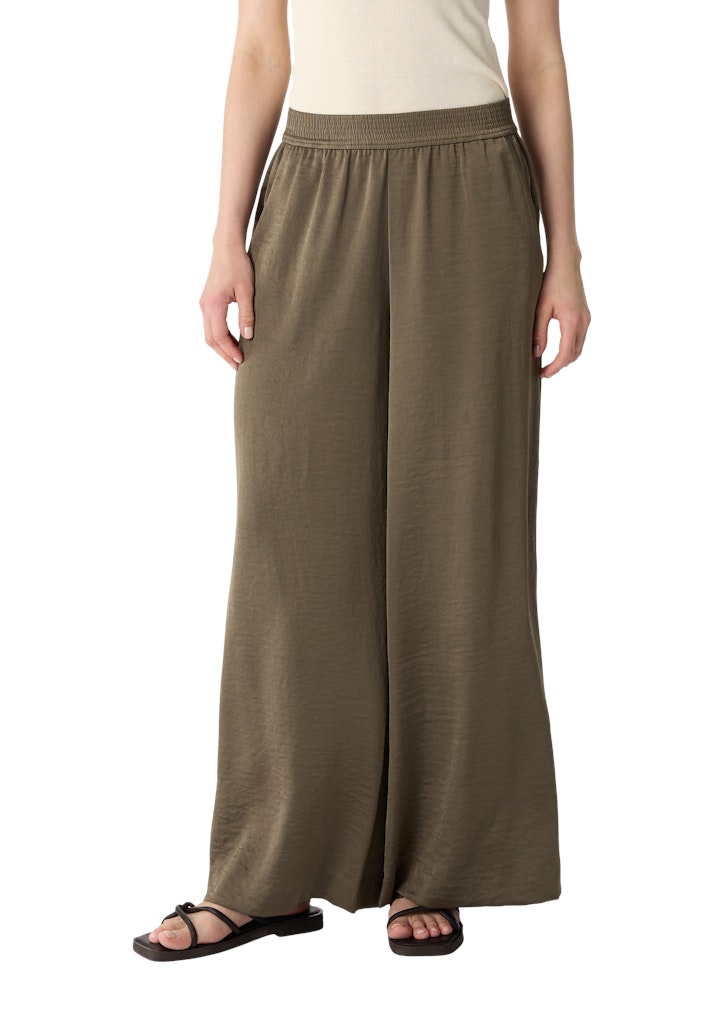 Comma Damen Hosen Brown