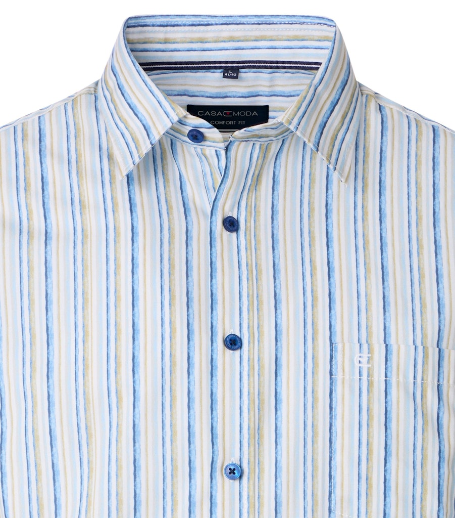 Casa Moda Herren Hemden kurz Blau