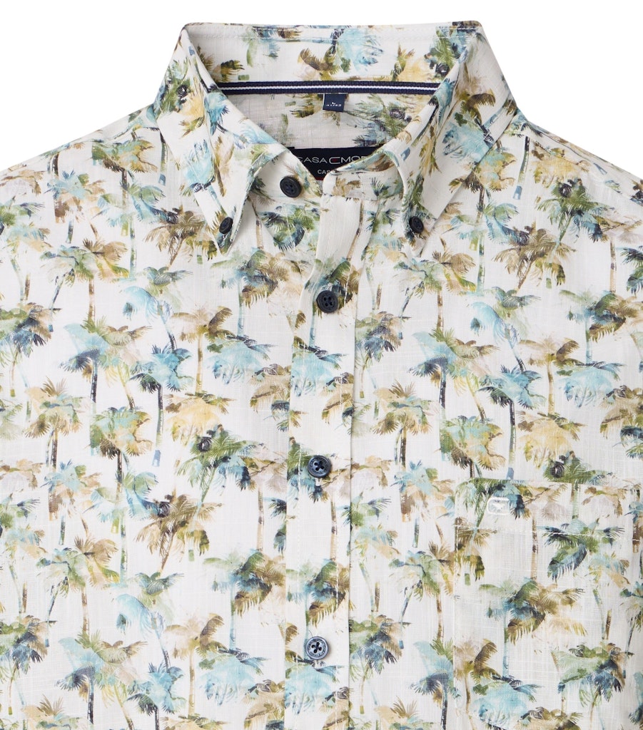 Casa Moda Herren Hemden kurz Gruen