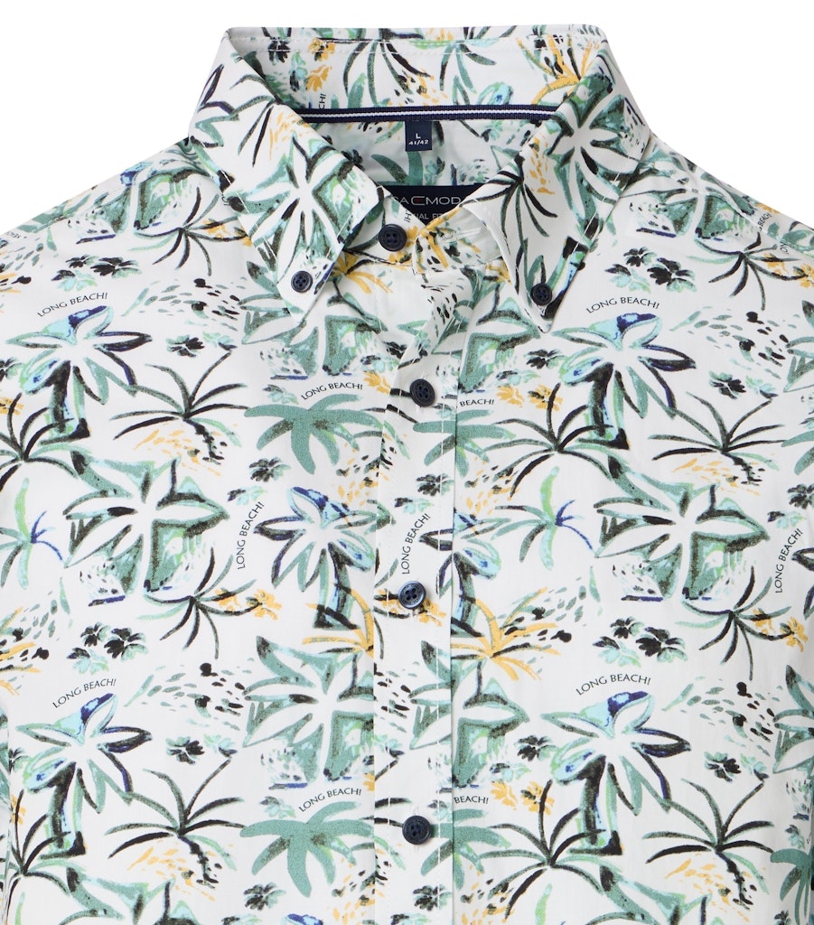 Casa Moda Herren Hemden kurz Aqua Bis Pe