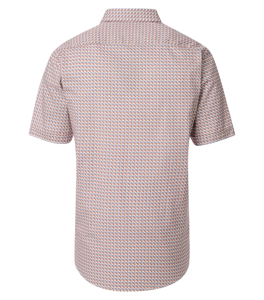 Casa Moda Herren Hemden kurz Orange