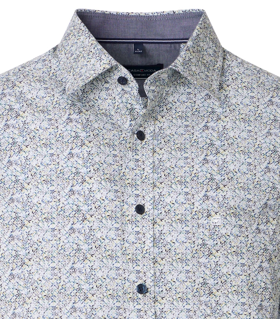 Casa Moda Herren Hemden kurz Gruen