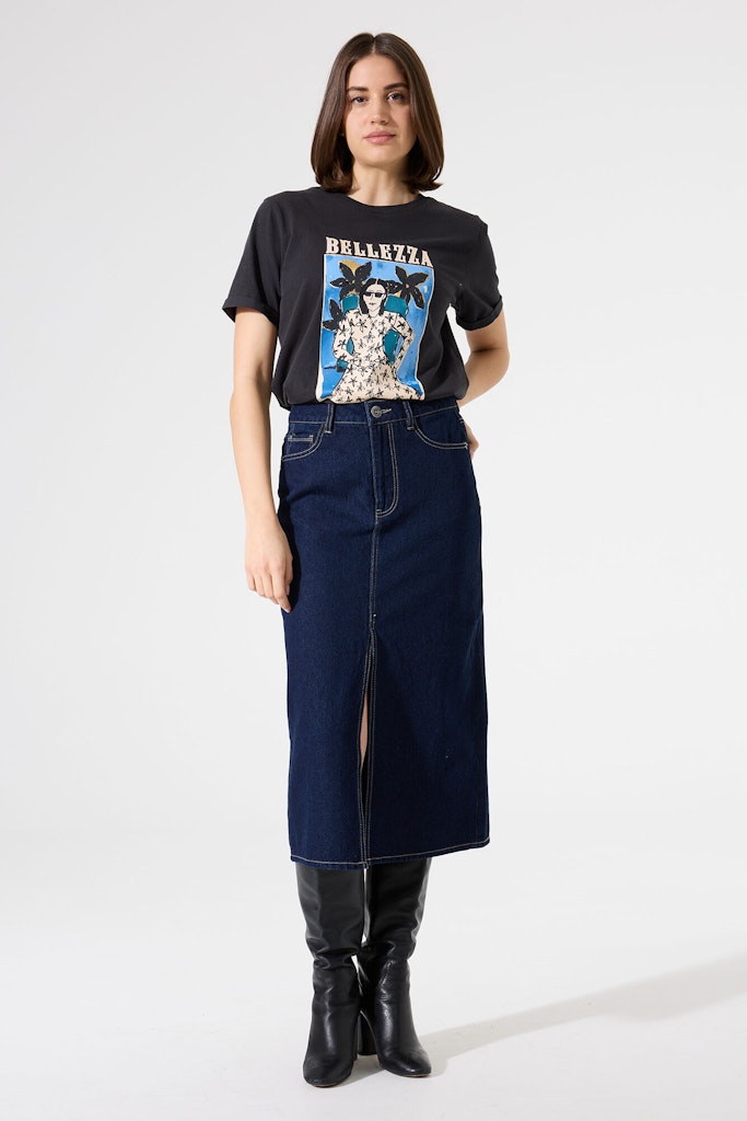 Garcia Damen T-Shirts Antracite