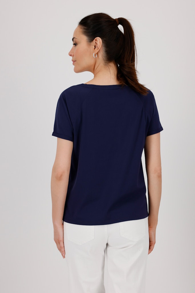 Monari Damen T-Shirts Navy Blue