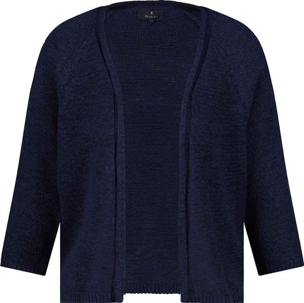 Monari Damen Strickjacken Navy Blue