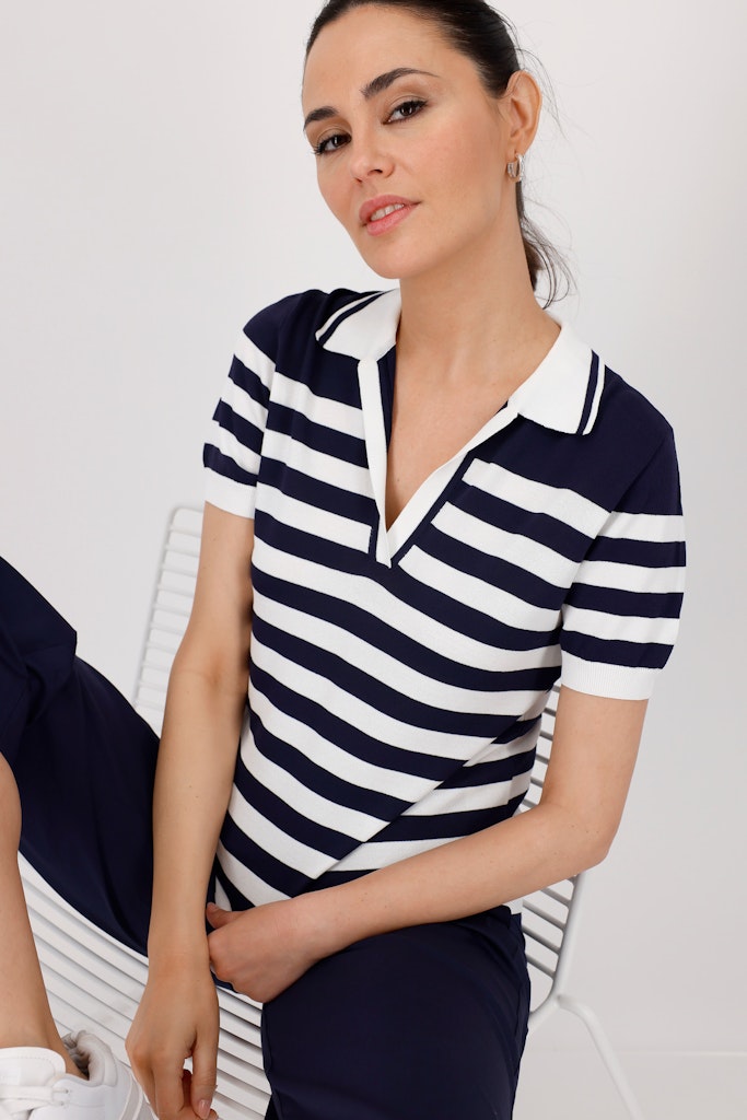 Monari Damen Pullover Navy Blue R