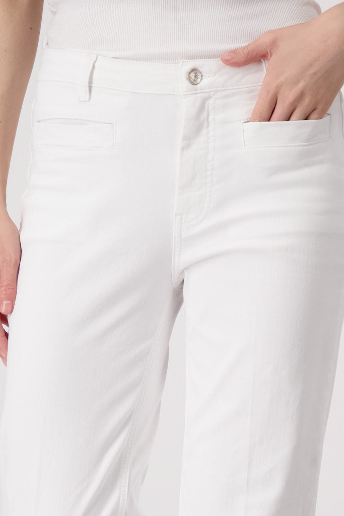 Monari Damen Hosen Cream