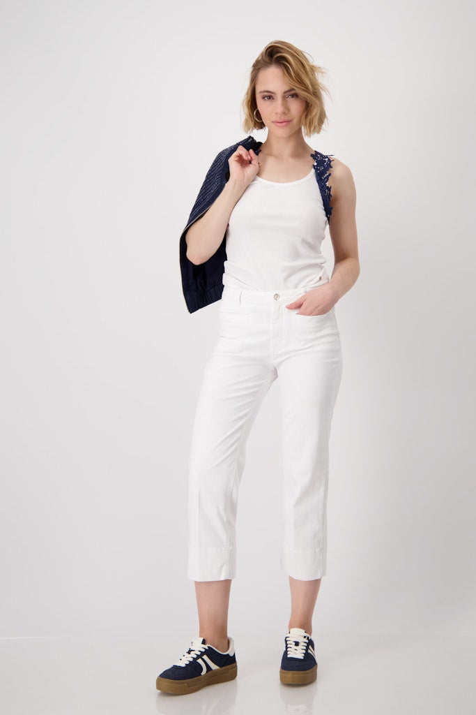 Monari Damen Hosen Cream