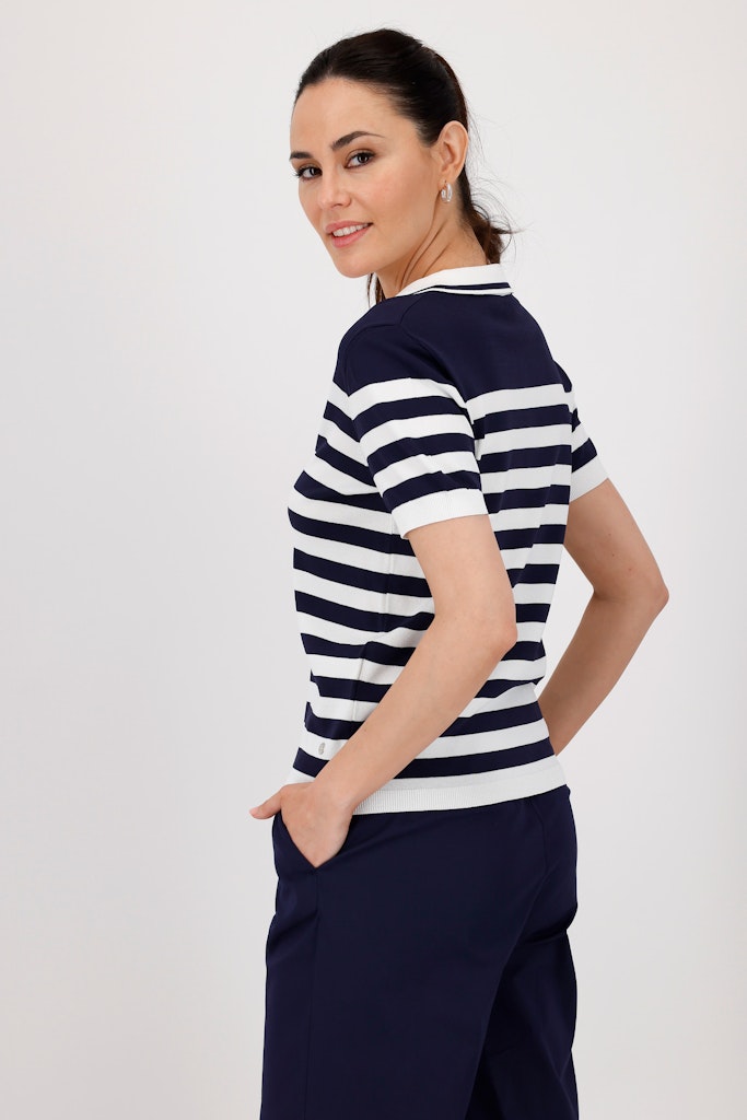 Monari Damen Pullover Navy Blue R