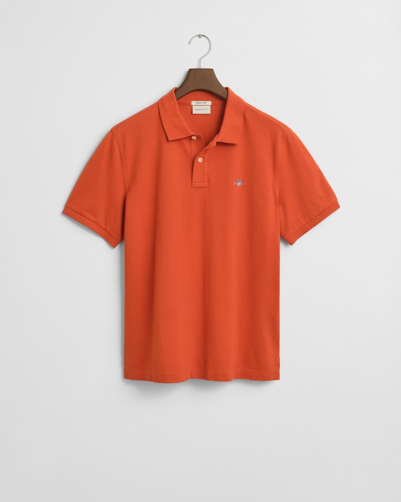 Gant Herren Polo-Shirts Deep Orange
