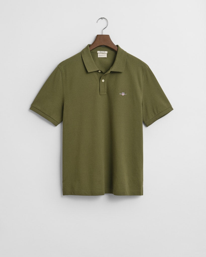 Gant Herren Polo-Shirts Moss Green