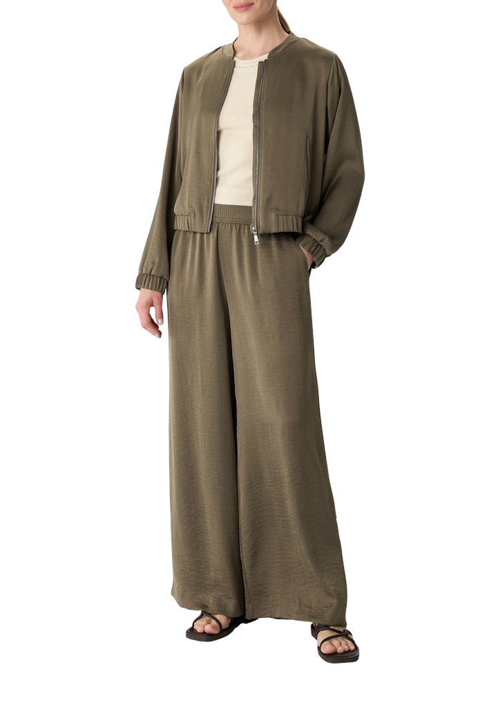 Comma Damen Hosen Brown