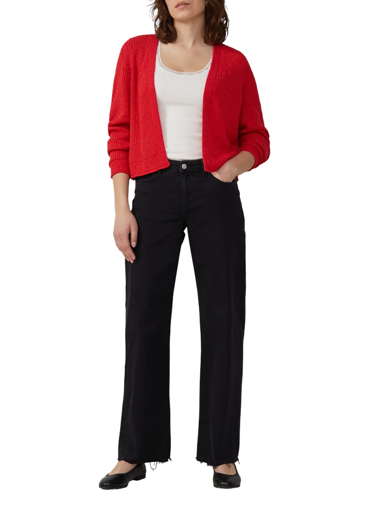 QS by S.Oliver Damen Strickjacken Red