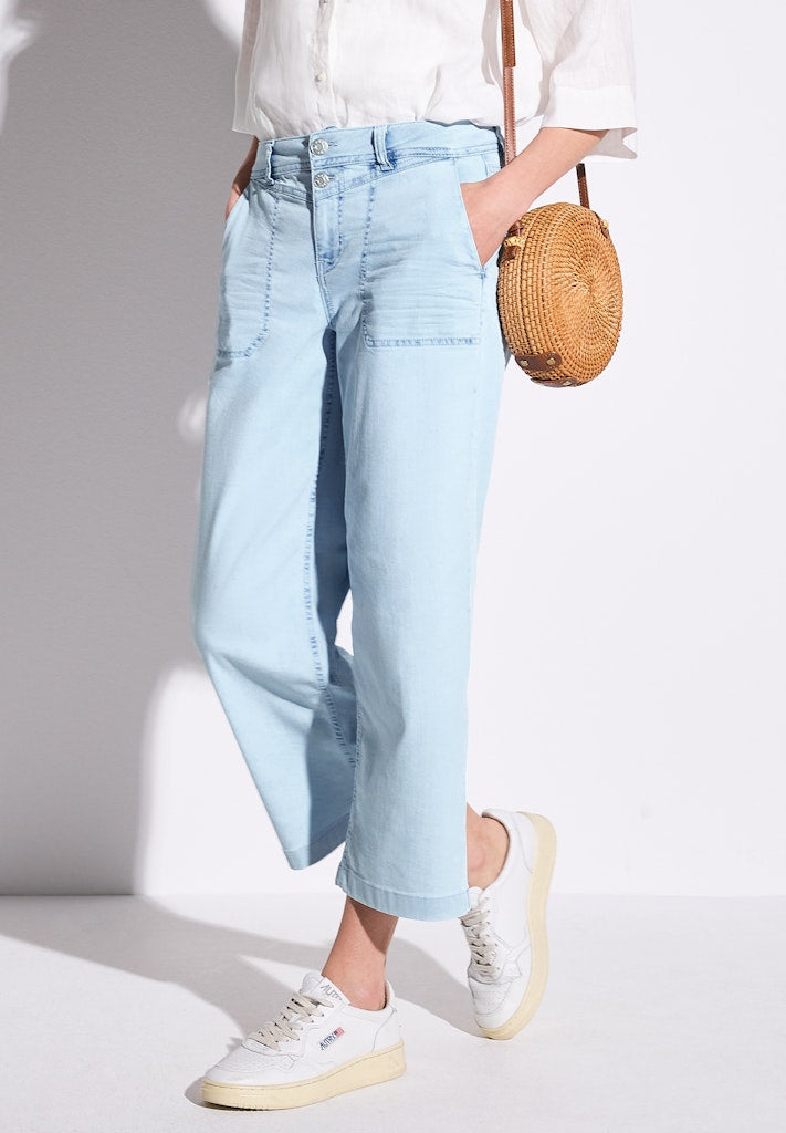 Street One Damen Hosen  Ultra Ble