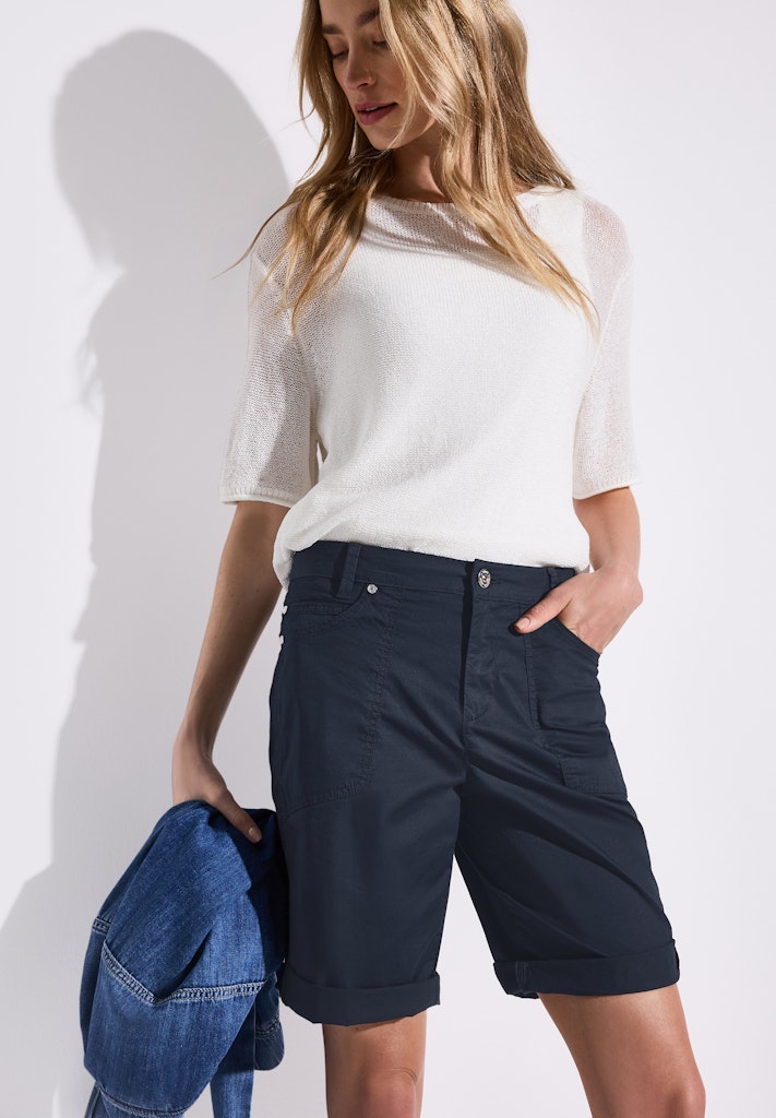 Street One Damen Hosen Deep Blue