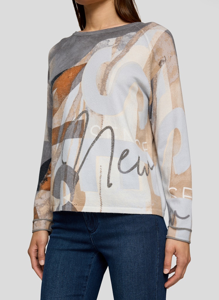 Rabe Damen Pullover Silber