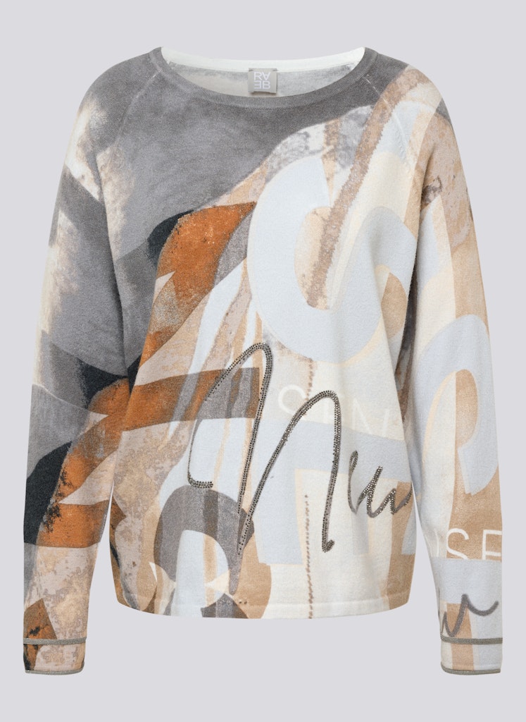 Rabe Damen Pullover Silber