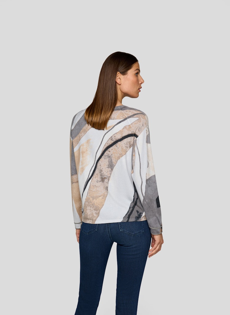 Rabe Damen Pullover Silber