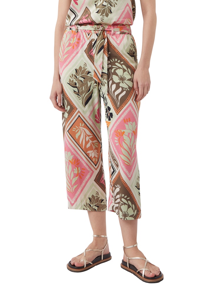 Comma Damen Shorts Lilac/Pink