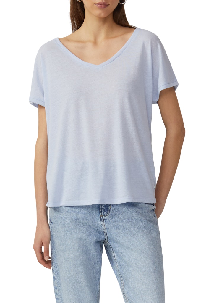 QS by S.Oliver Damen T-Shirts Blue