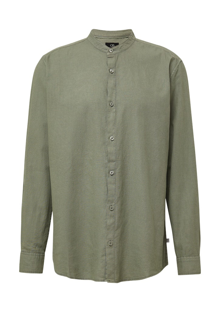 QS by S.Oliver Herren Hemden lang Green