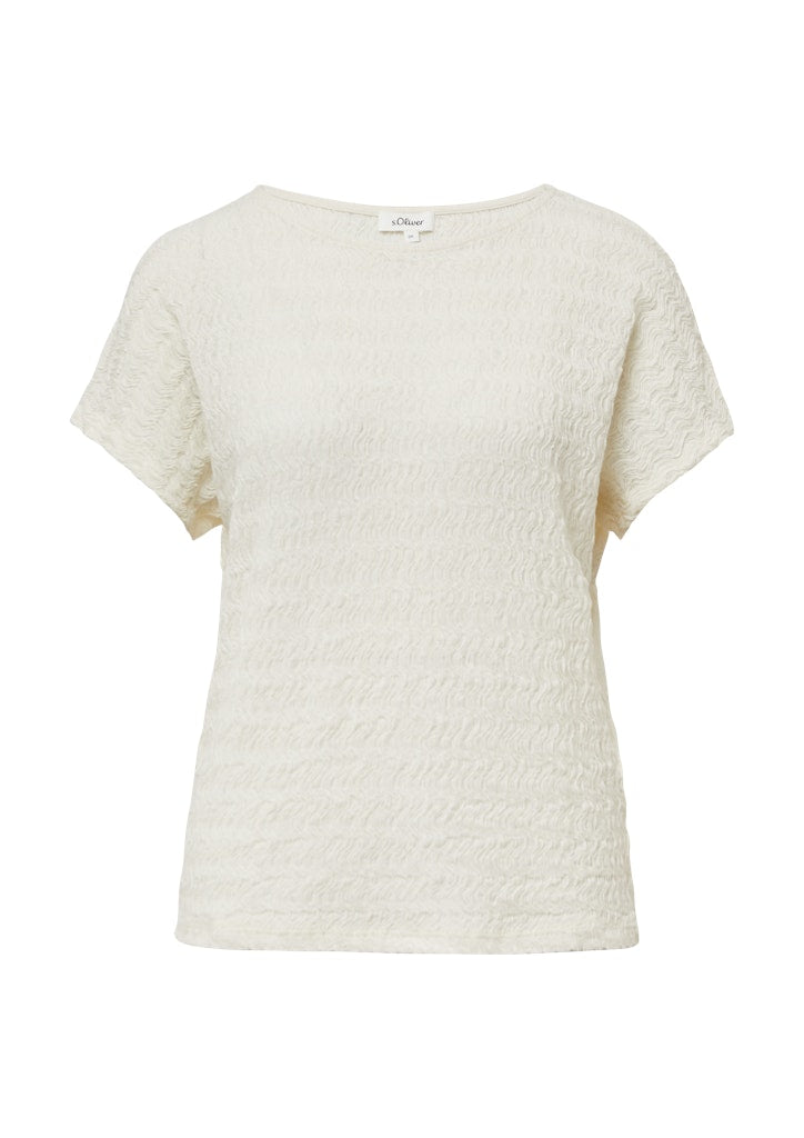 S. Oliver red Damen T-Shirts White
