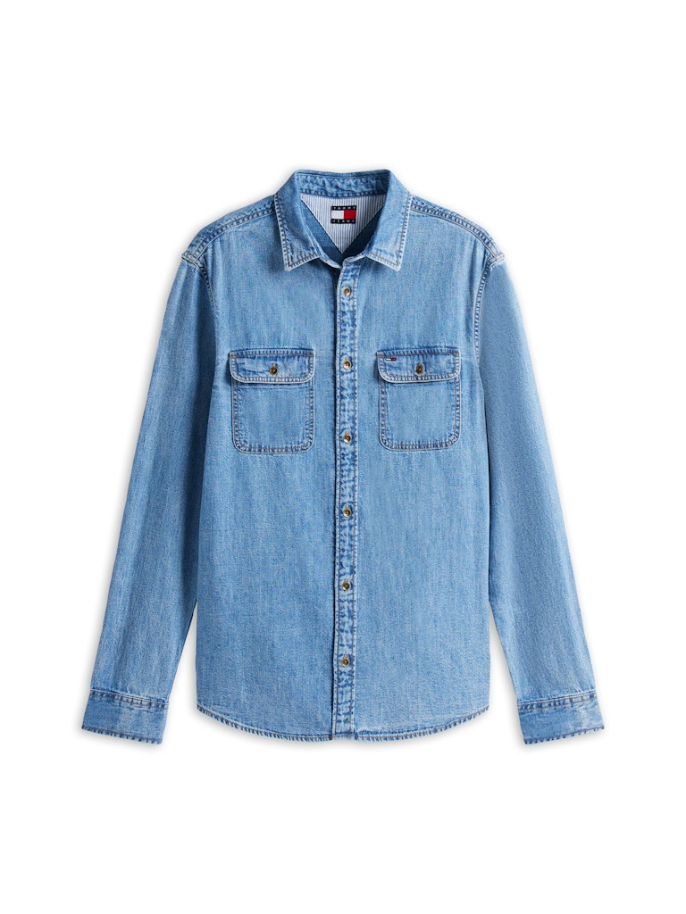 Tommy Jeans Herren Hemden lang A Denim