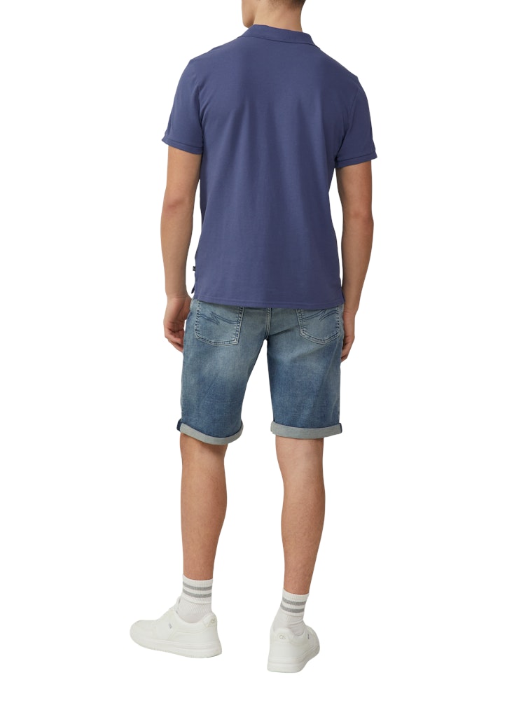 QS by S.Oliver Herren Polo-Shirts Blue
