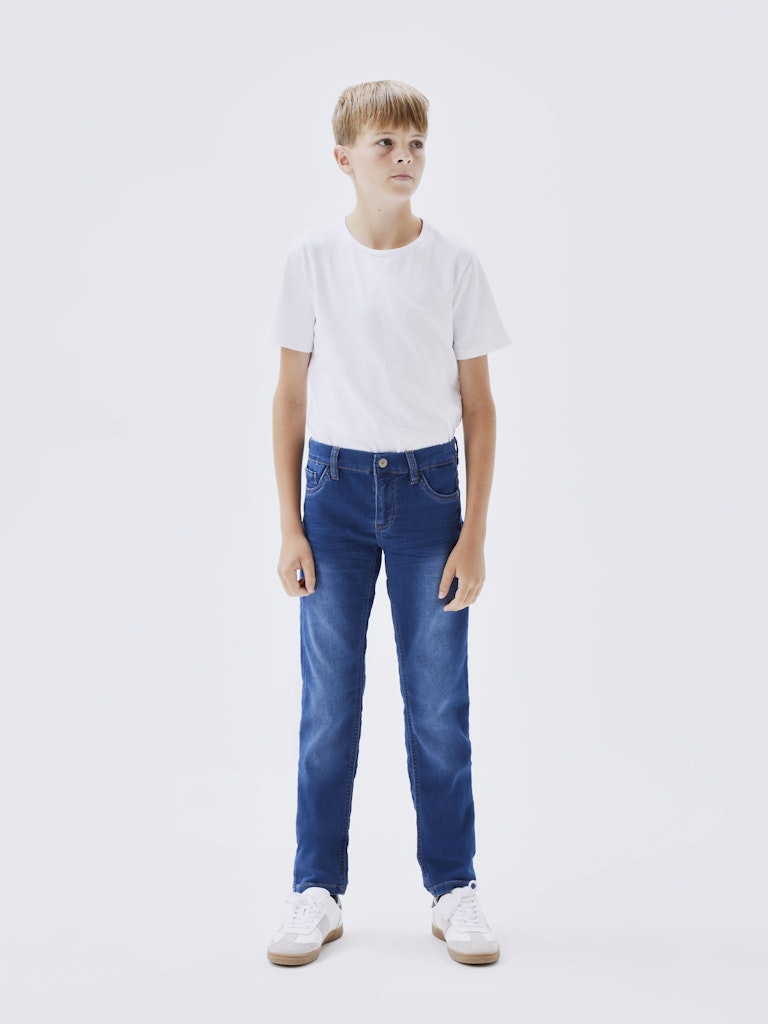 Name it Jungen Hosen & Shorts Medium Blue Den