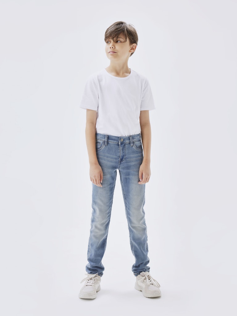 Name it Jungen Hosen & Shorts Light Blue Deni