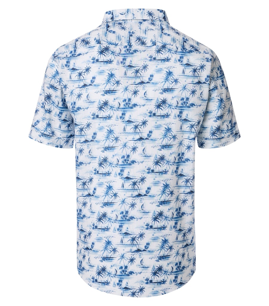 Casa Moda Herren Hemden kurz Blau
