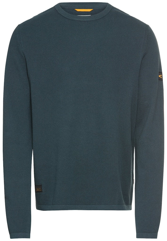 Camel active Herren Pullover Tinted Blue