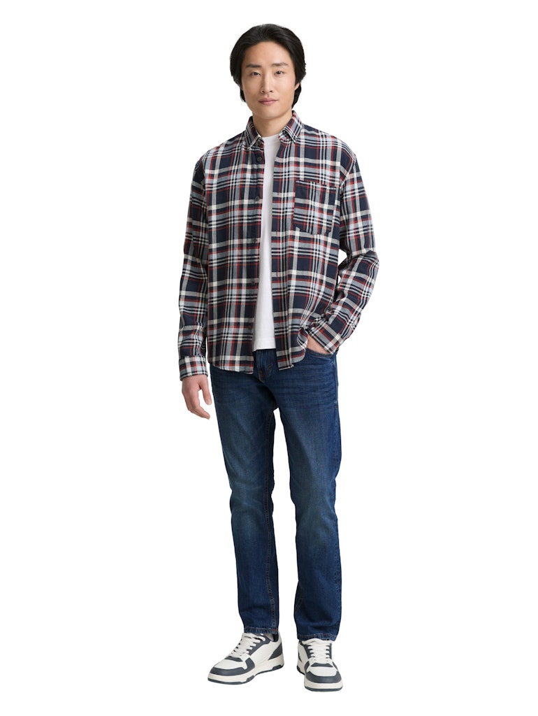 Tom Tailor Herren Jeans Mid Stone Wash