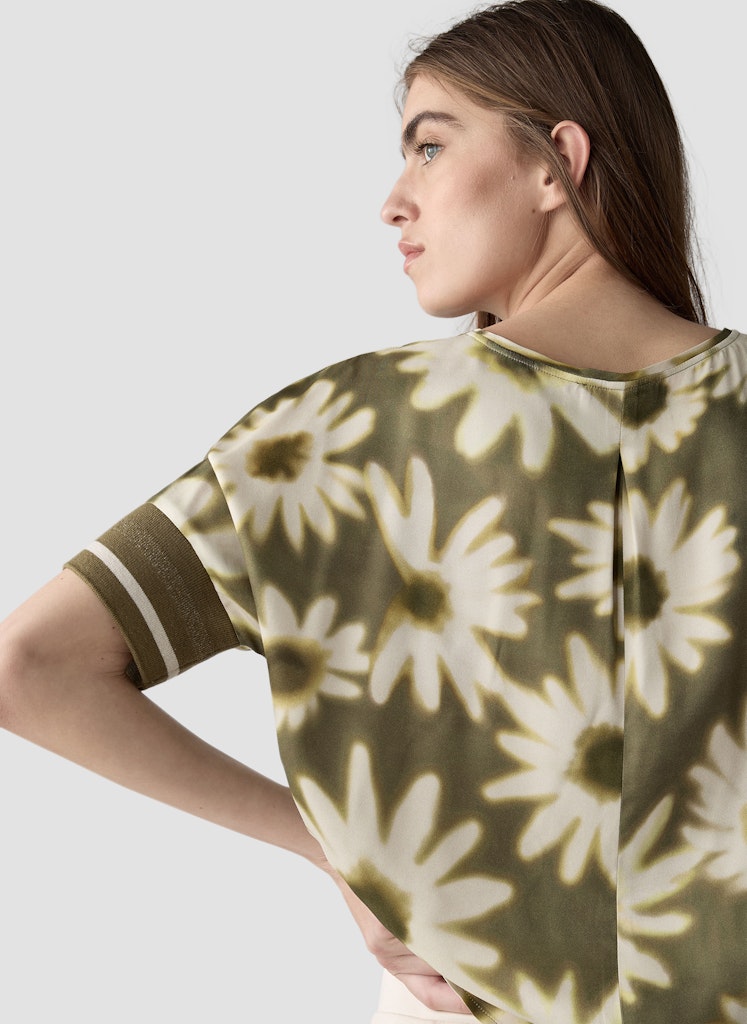 Le Comte Damen Blusen Olive
