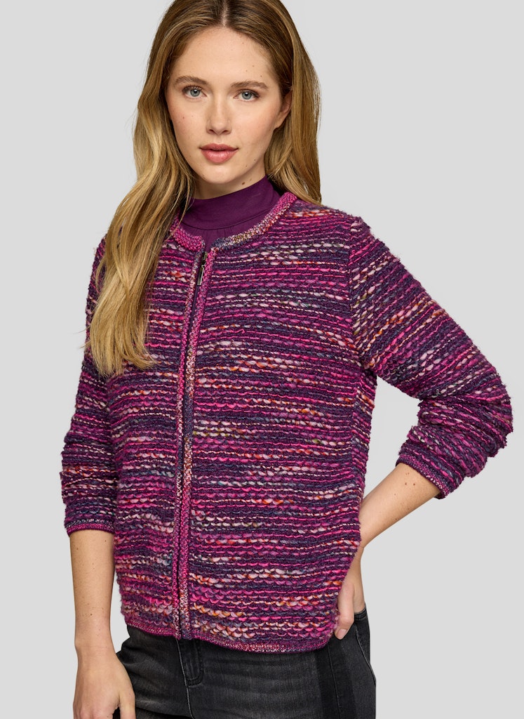 Rabe Damen Strickjacken Pflaume