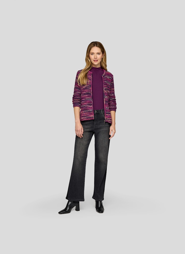 Rabe Damen Strickjacken Pflaume