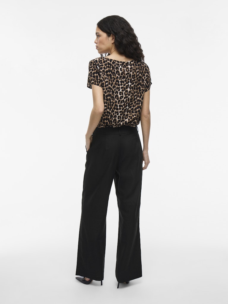 Vila Damen Hosen Black Beauty