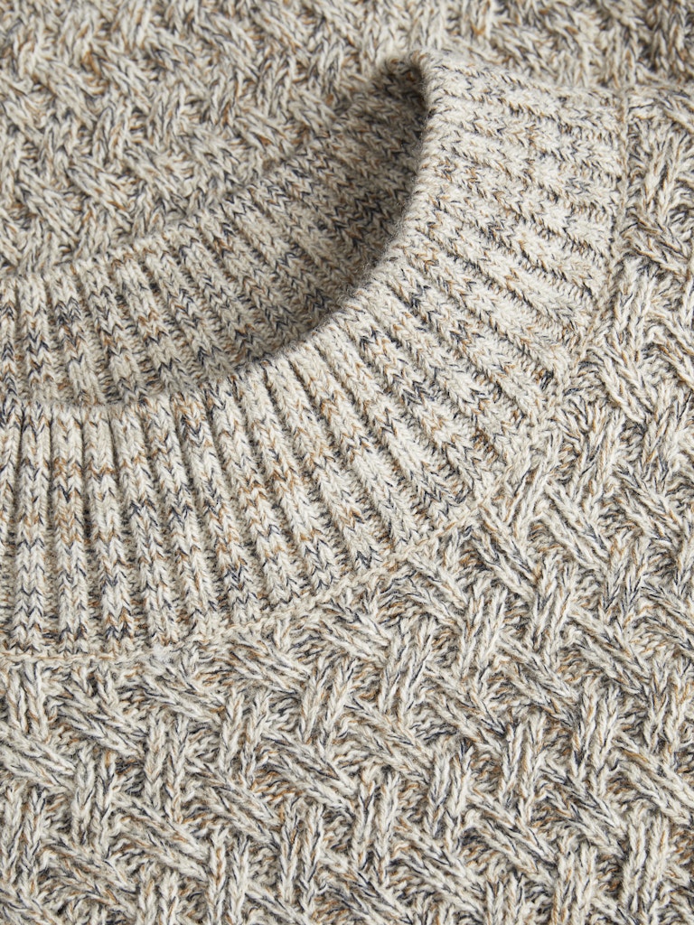 Jack & Jones Herren Pullover Oatmeal/Melange