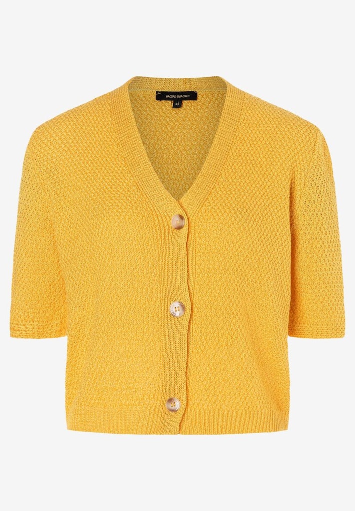 More & More Damen Strickjacken Sunset Yel