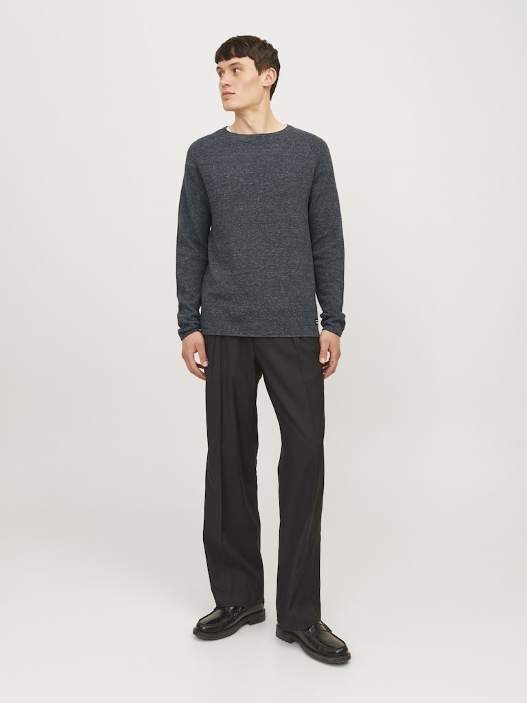 Jack & Jones Herren Pullover Dark Grey Melan