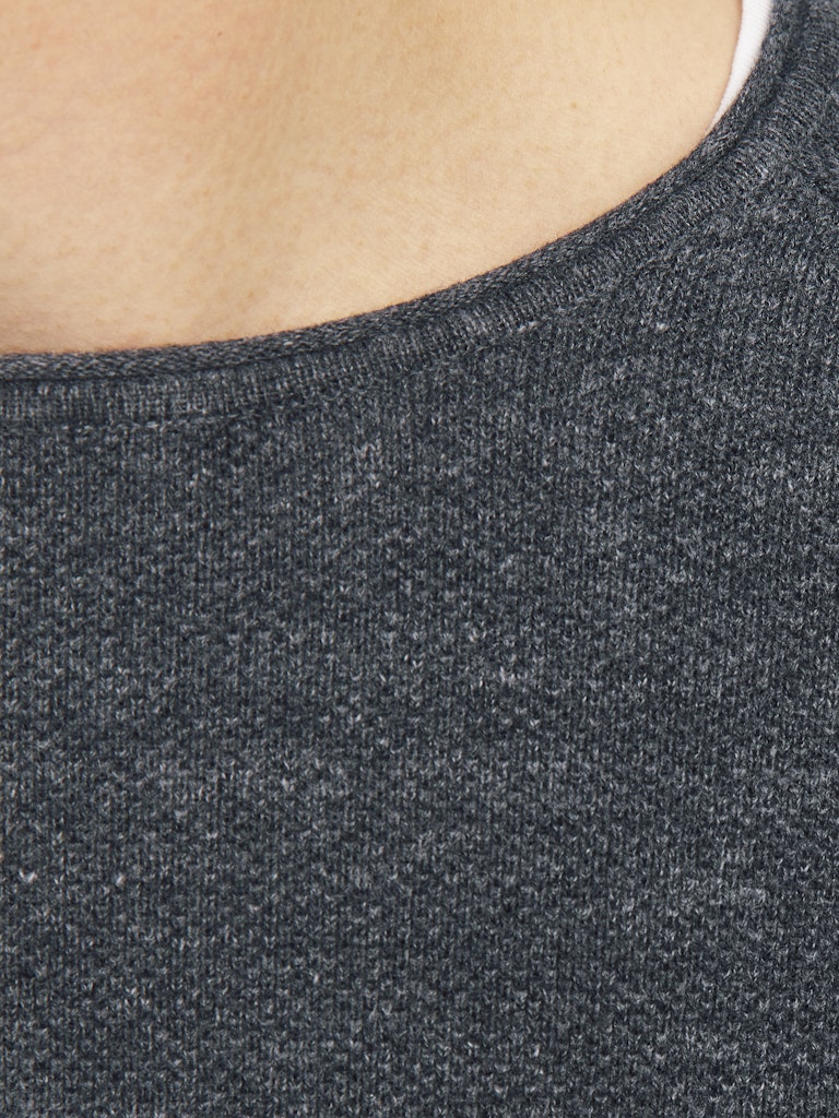 Jack & Jones Herren Pullover Dark Grey Melan