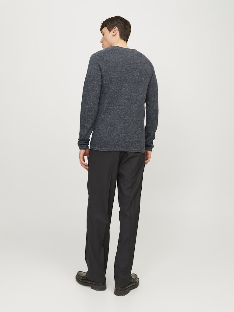Jack & Jones Herren Pullover Dark Grey Melan