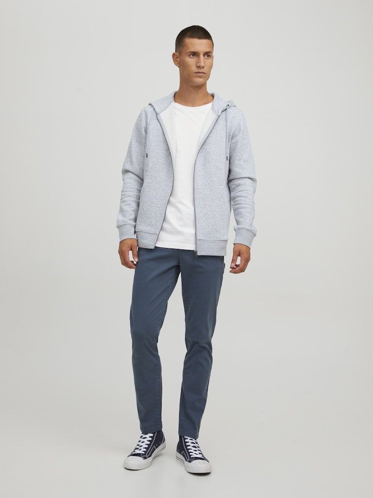Jack & Jones Herren Sweatjacken Light Grey Mela